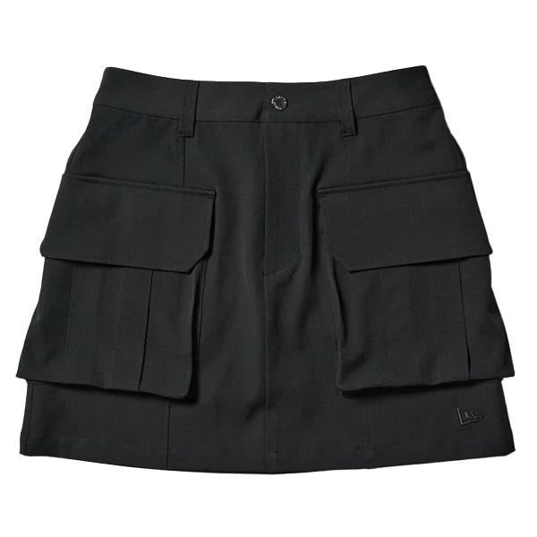   レディース ゴルフスカート ブラック ニューエラ ゴルフウェア Women's ストレッチ ツイル スカート