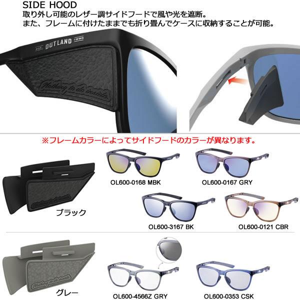 OUTLAND 偏光サングラス OL600-0167 / BAATARA クリアウォームグレイ