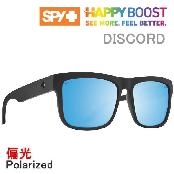 spy サングラス 偏光 DISCORD Matte Black / Happy Boost Polar with
