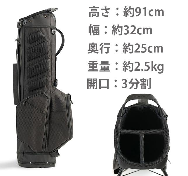 ハーシェル ゴルフ キャディバッグ WATT LIGHT STAND BAG ブラック