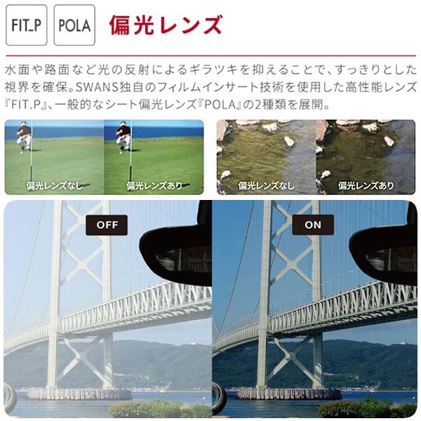 スワンズ 偏光サングラス エアレスコア2 SACR2-0851 ゴルフ ランニング
