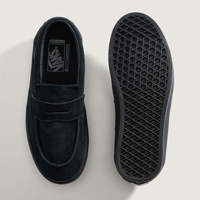 VANS スケートローファー スエード ブラック VN000VA6BKA | WEBSPORTS