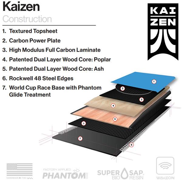 ファントム加工済 dps スキー板 Kaizen 105 -Carbon Blue- スキー板