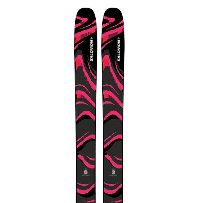 予約】サロモン スキー板 QST 106 BLACK PINK スキー板 単品 (板のみ