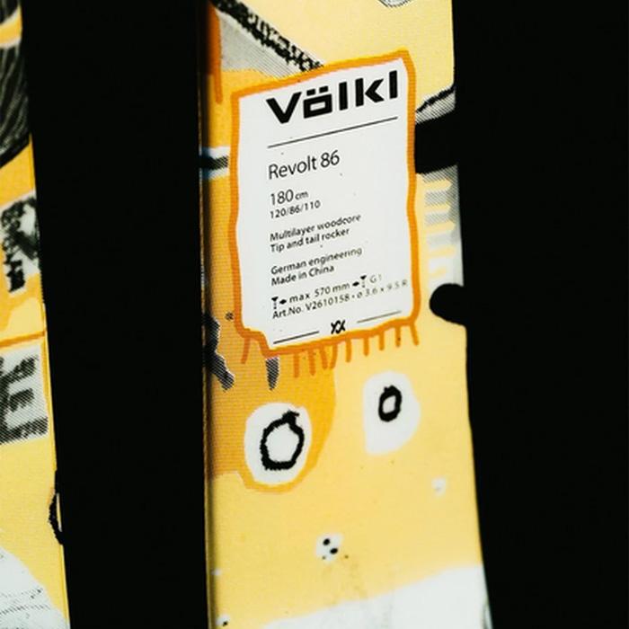 予約】フォルクルスキー板 VOLKL REVOLT 86 スキー板 単品 (板のみ
