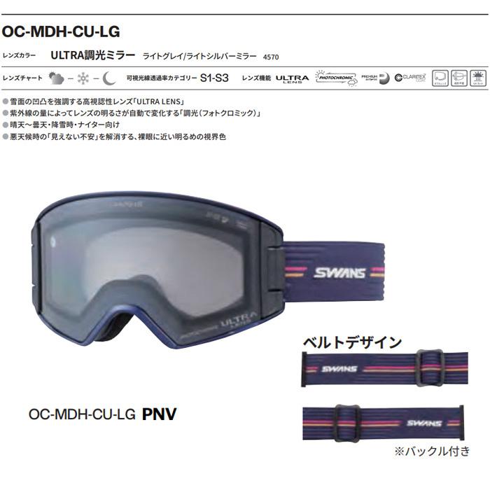 スワンズ スキーゴーグル 調光レンズ OUTBACK COMPACT OC-MDH-CU-LG