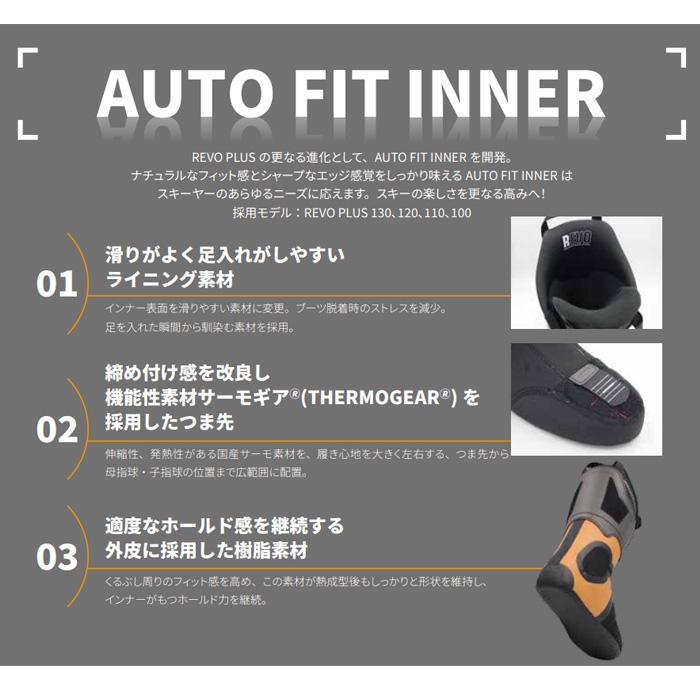 予約】レクザム スキーブーツ REVO PLUS 110 / IRON NAVY (26-27 2027