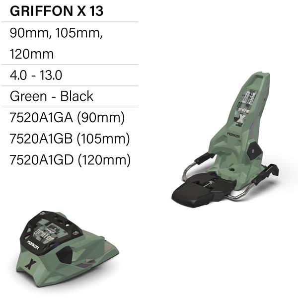 マーカー ビンディング GRIFFON X 13 GREEN-BLACK (26-27 2027