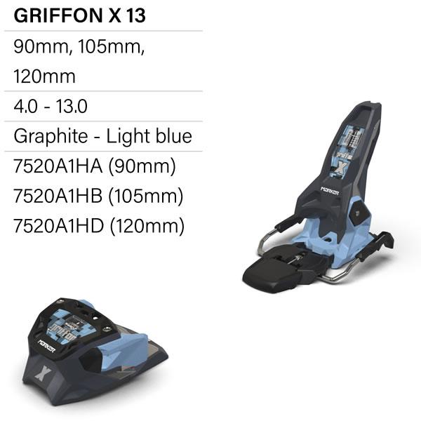 マーカー ビンディング GRIFFON X 13 GRAPHITE-LT.BLUE (26-27 2027