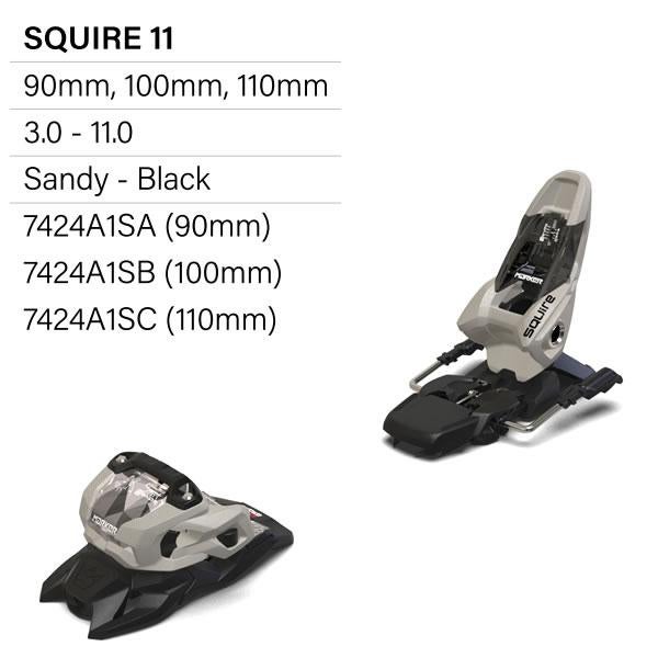 マーカー ビンディング SQUIRE 11 SANDY-BLACK (26-27 2027