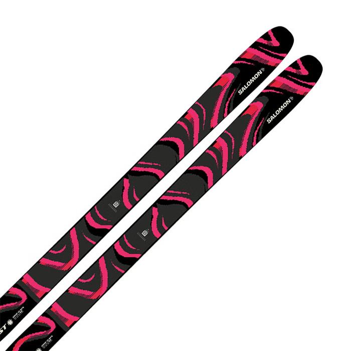 サロモン スキー板 QST 106 BLK PINK + 27 サロモン STRIVE 14 GW