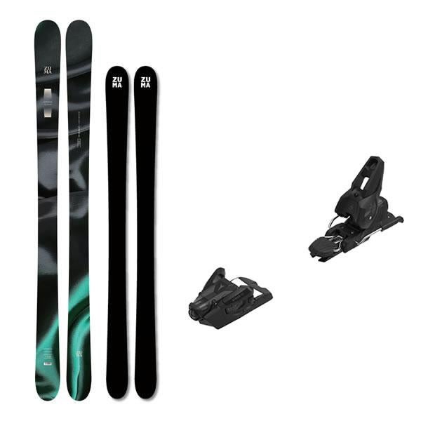 ZUMA ショートスキー KRU:Z SHORT 120cm ＋ルック XPRESS10 GW 調整式
