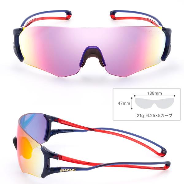 SWANSサングラス E-NOX EIGHT8 G2球技用ウルトラレンズ(NAV/R) | WEBSPORTS