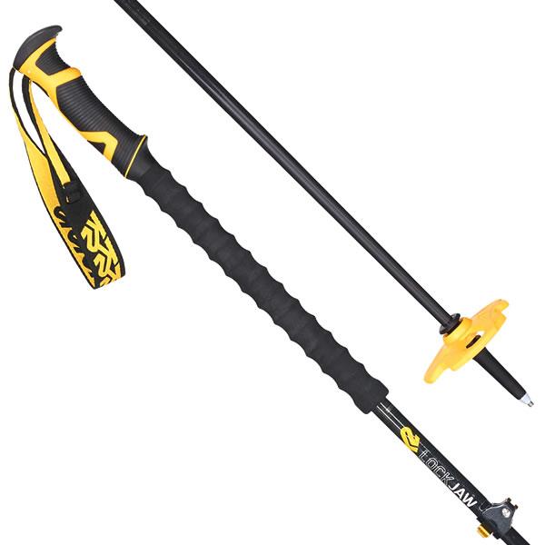 K2 スキーポール 2027 LOCKJAW CARBON PLUS Black 伸縮式 (S2209001010
