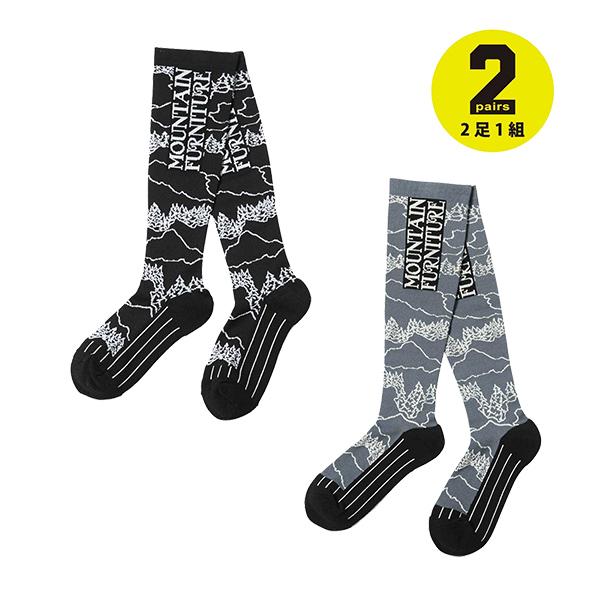 スノーボード 着圧ソックス 2足セット ebs エビス COMPRESSION MANIA