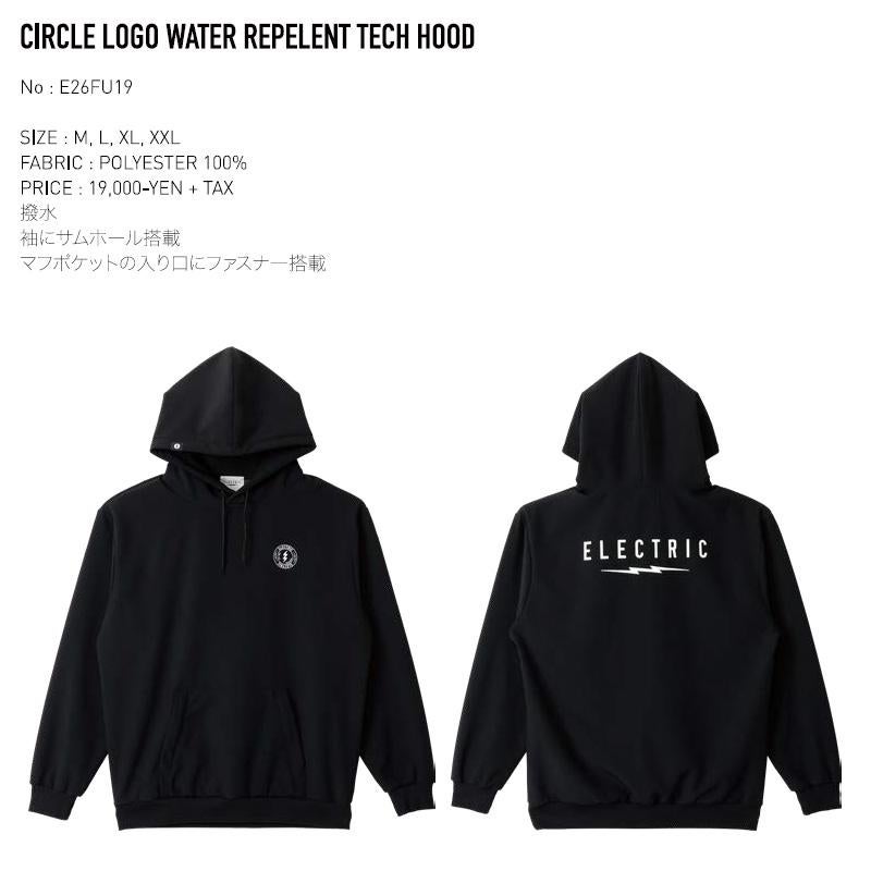 エレクトリック 撥水パーカー(E26FU19)ELECTRIC フーディー CIRCLE