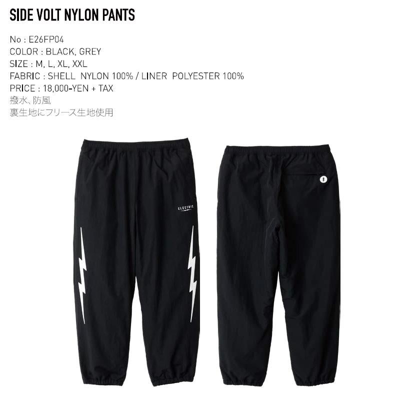 エレクトリック ELECTRIC ナイロンパンツ SIDE VOLT PANTS(E26FP04