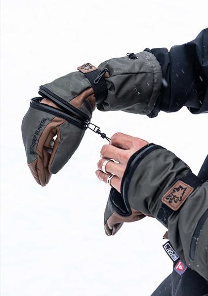 deathgrip glove co デスグリップ ミトン Werewolf Mitt Long Cut