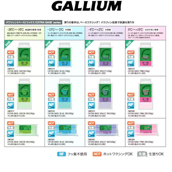 GALLIUM【ガリウム】EXTRA BASE ホットワックス VIOLET 100g (SW2075